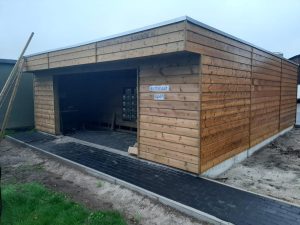 Tuinhuis voor automaat